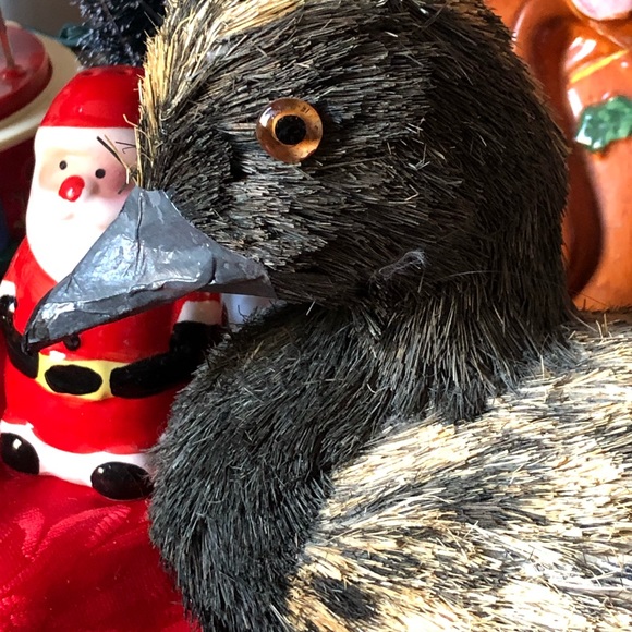 Vintage Sisal and Pinecone Duck 1990's - Picture 2 of 13